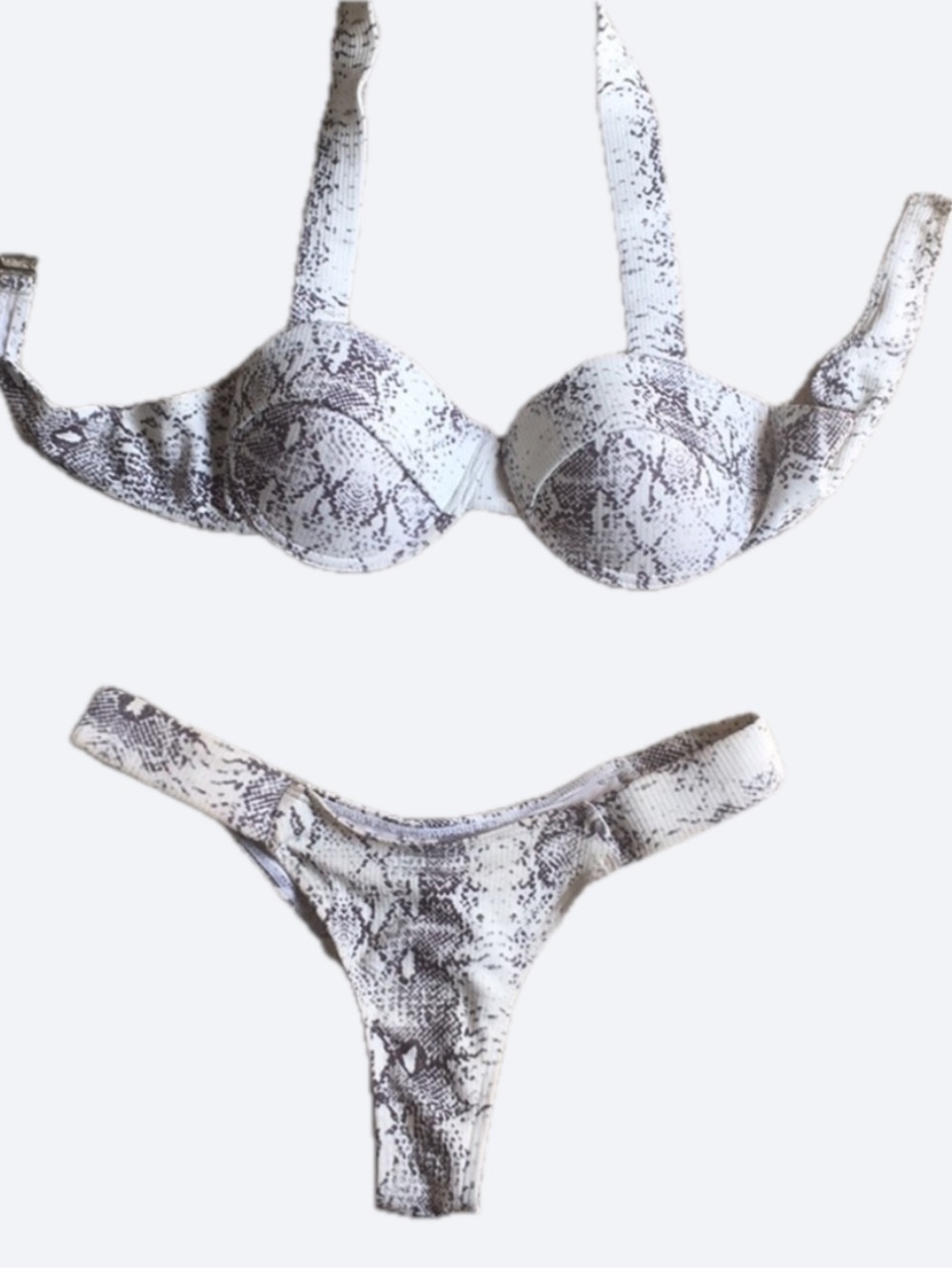 Sexy Black & White Padded Bikini